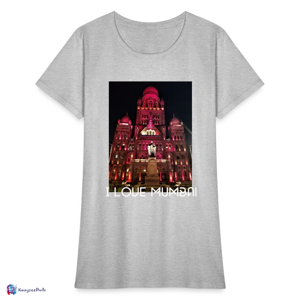 Mumbai City Hall Women's T-Shirt - heather gray