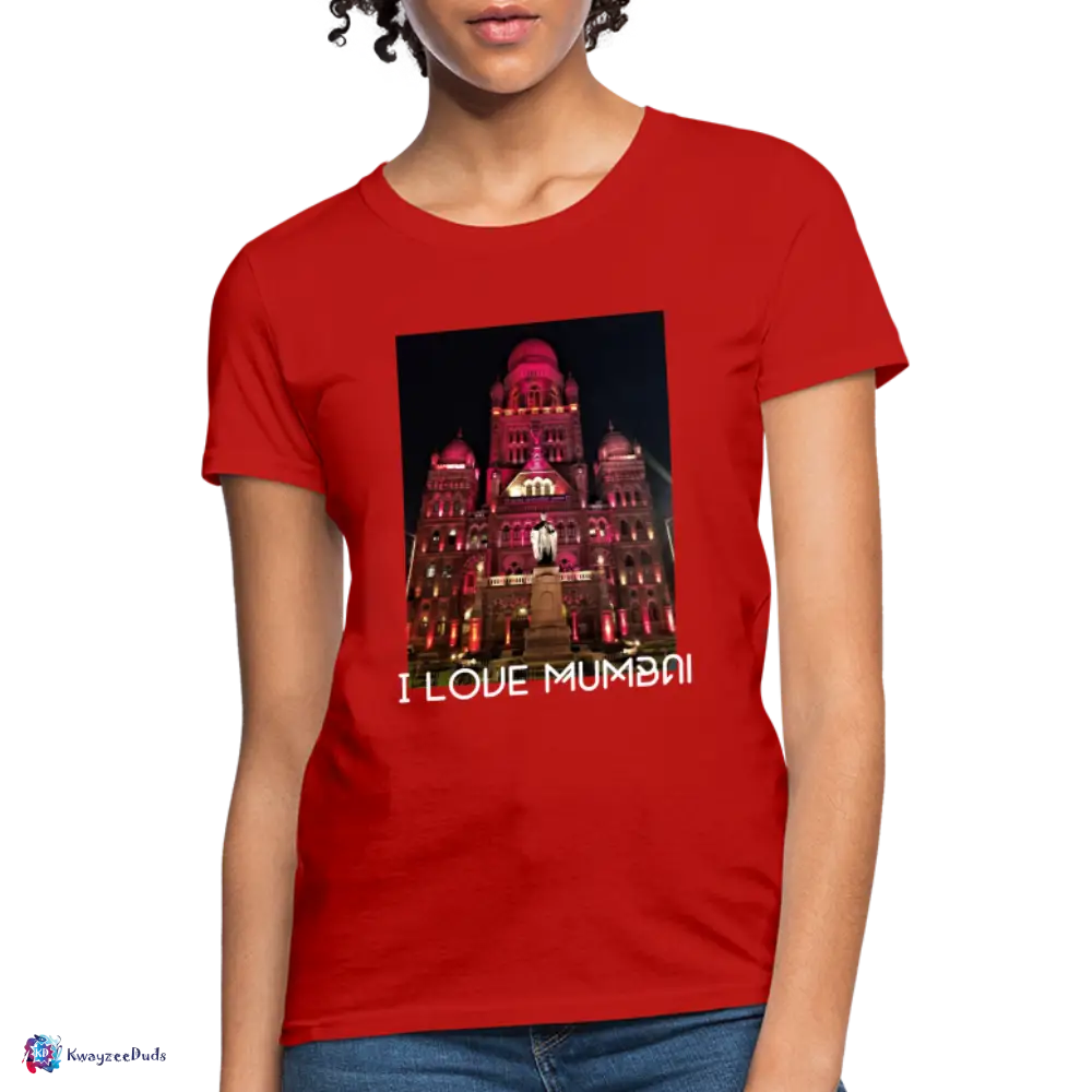 Mumbai City Hall Women's T-Shirt - red