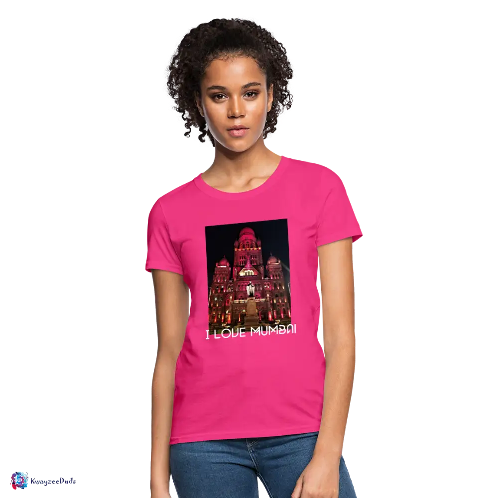 Mumbai City Hall Women's T-Shirt - fuchsia