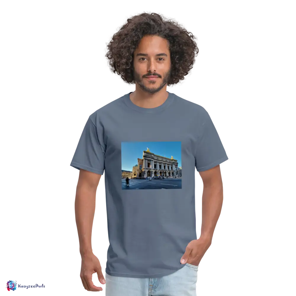 Paris Opera House Unisex Classic T-Shirt - denim