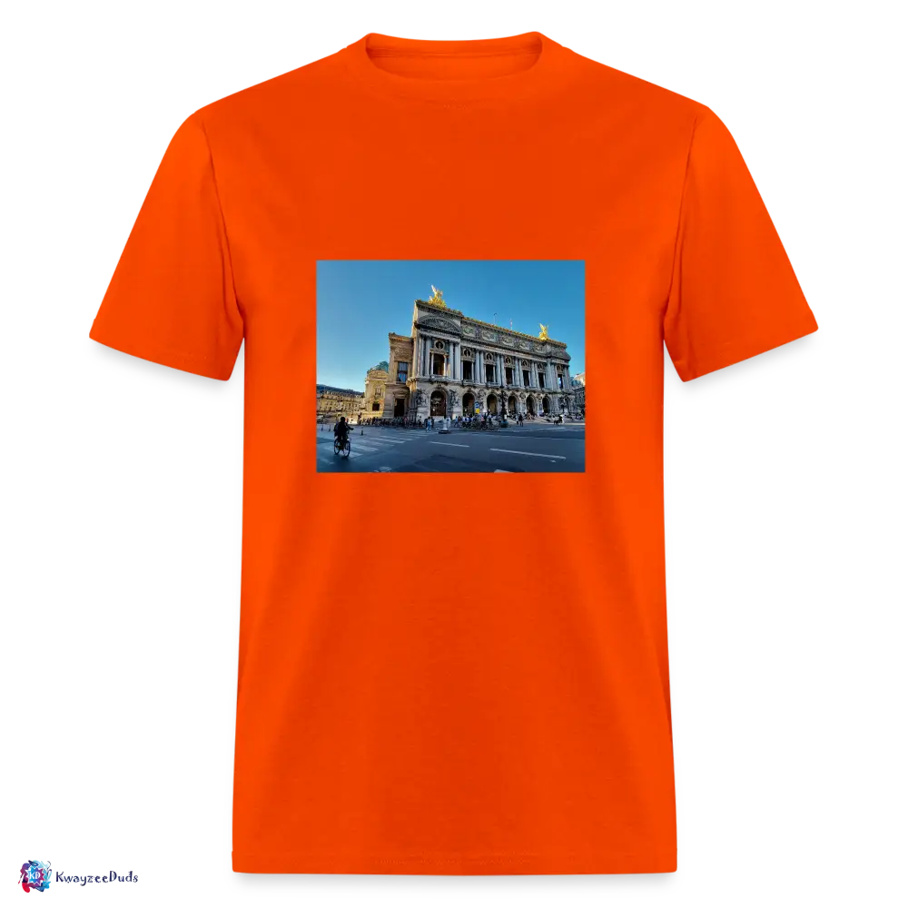 Paris Opera House Unisex Classic T-Shirt - orange
