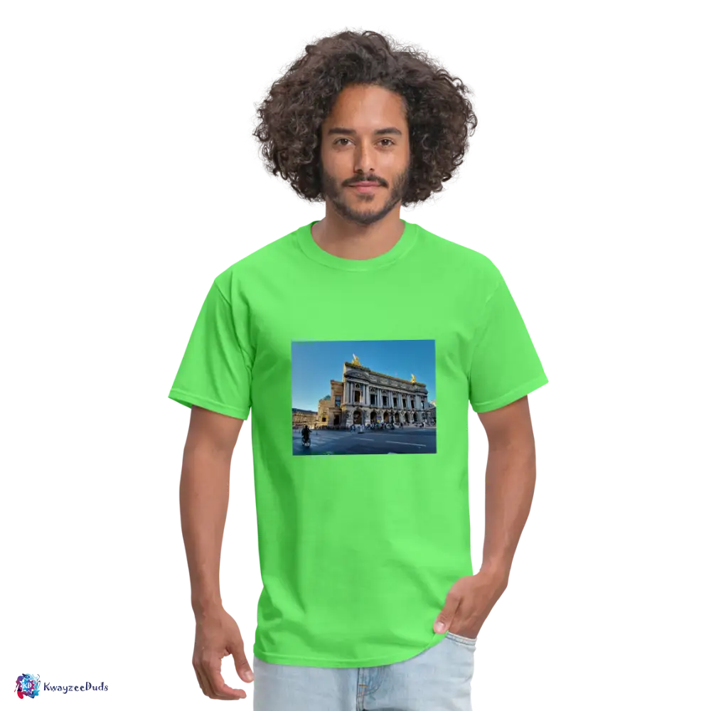Paris Opera House Unisex Classic T-Shirt - kiwi