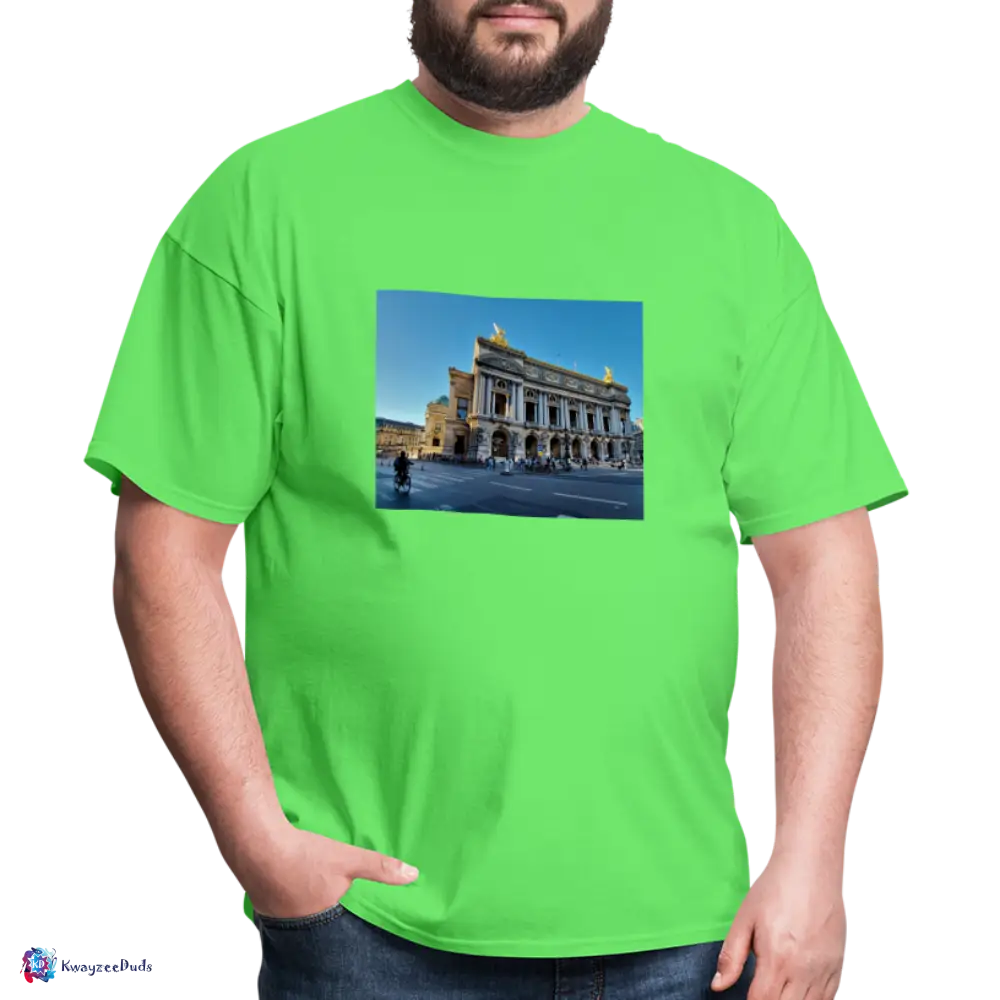 Paris Opera House Unisex Classic T-Shirt - kiwi