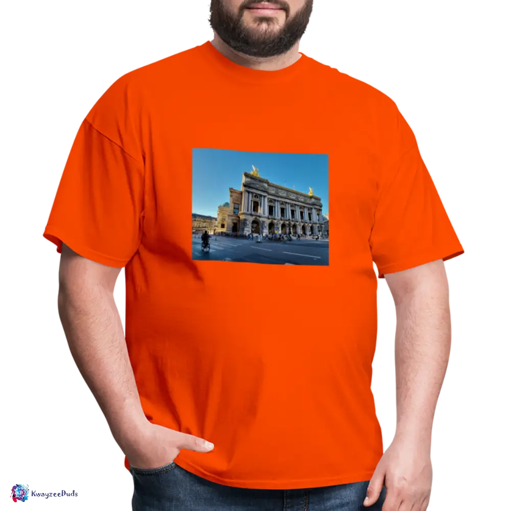 Paris Opera House Unisex Classic T-Shirt - orange