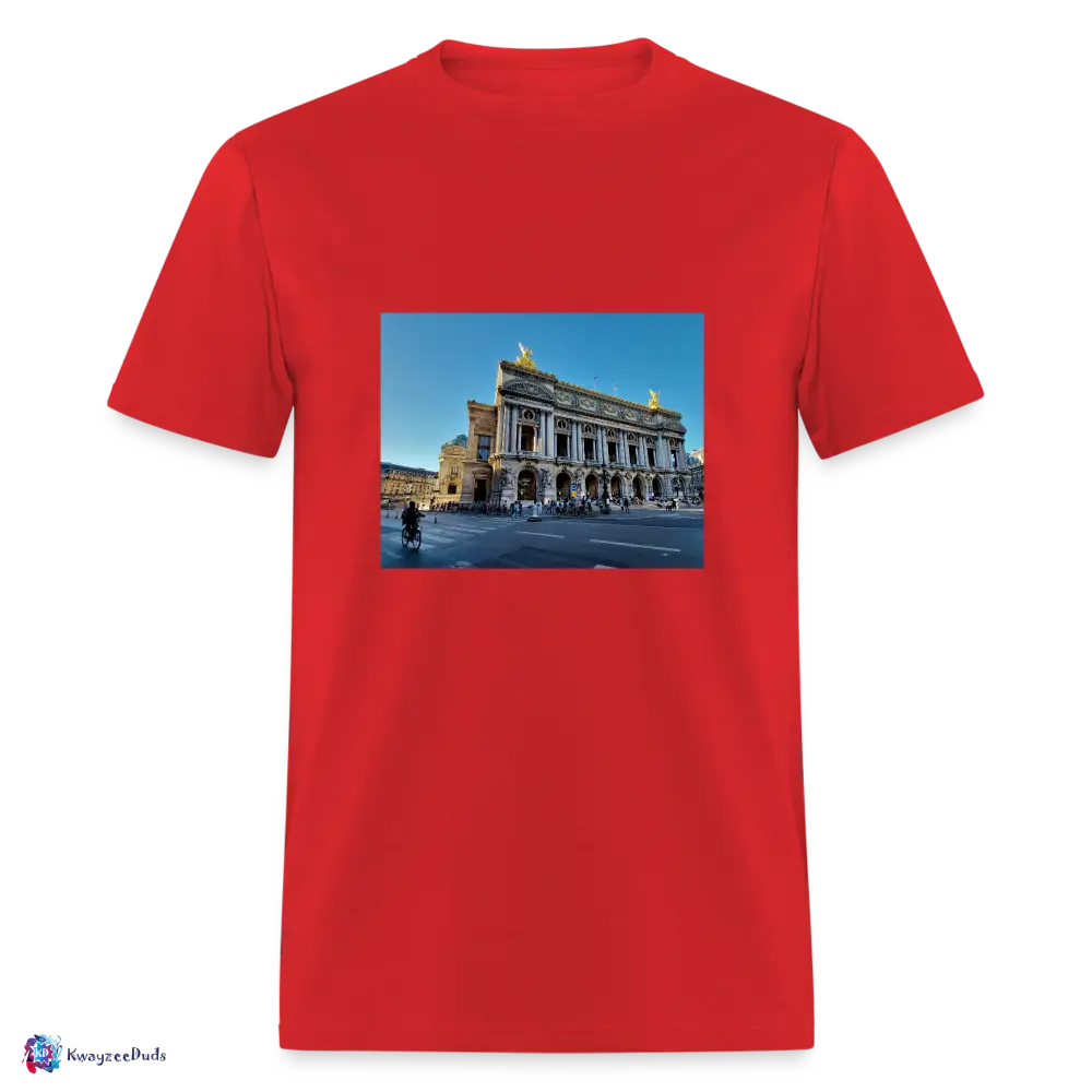 Paris Opera House Unisex Classic T-Shirt - red