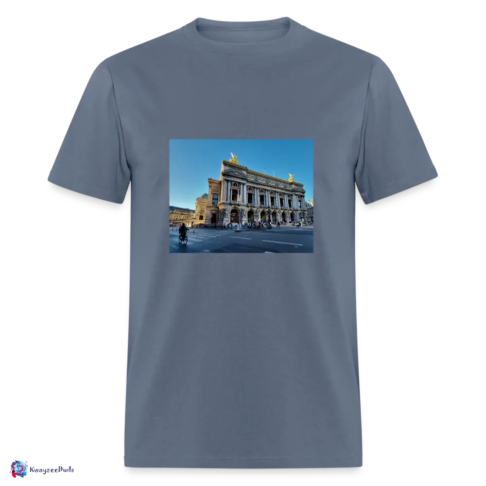 Paris Opera House Unisex Classic T-Shirt - denim