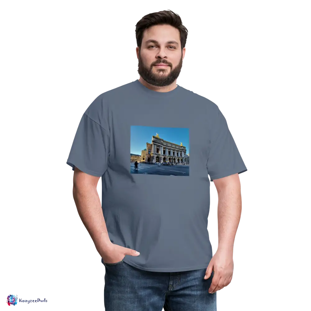 Paris Opera House Unisex Classic T-Shirt - denim
