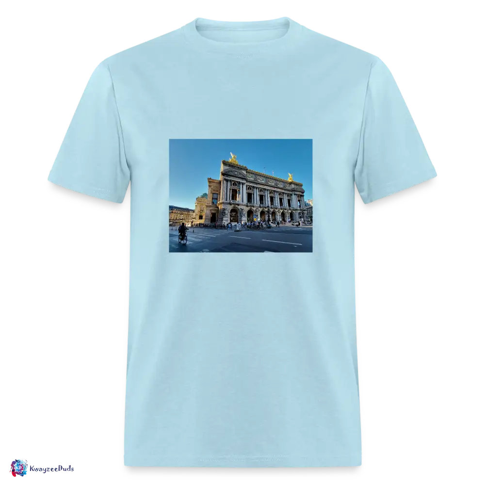 Paris Opera House Unisex Classic T-Shirt - powder blue