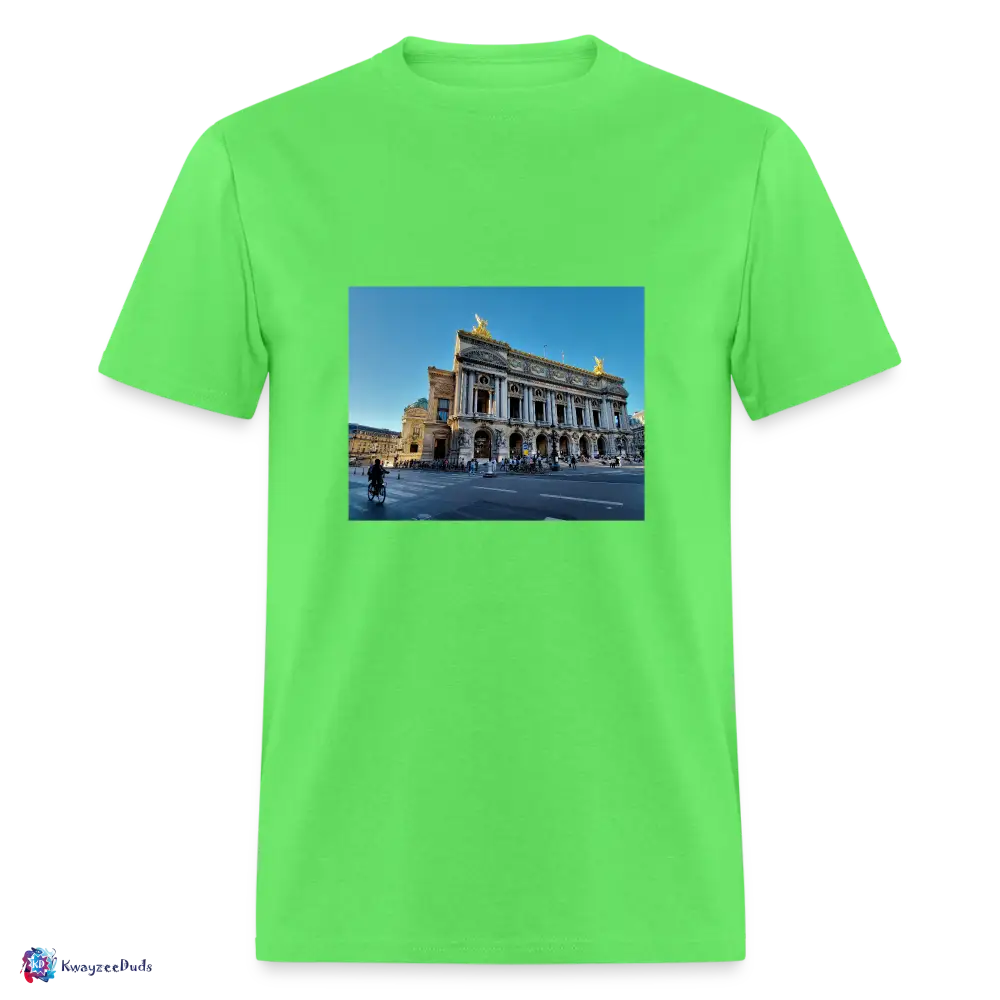 Paris Opera House Unisex Classic T-Shirt - kiwi