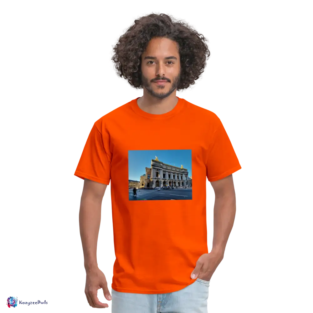 Paris Opera House Unisex Classic T-Shirt - orange
