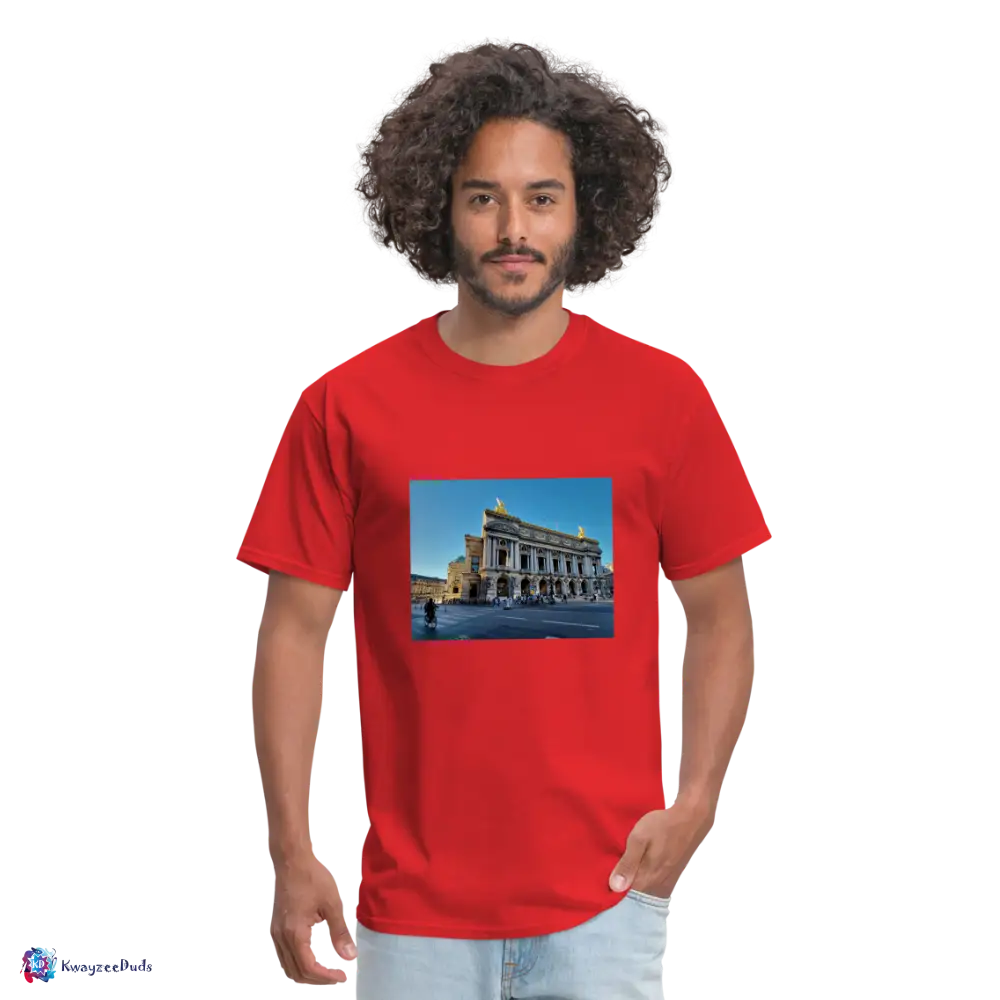 Paris Opera House Unisex Classic T-Shirt - red