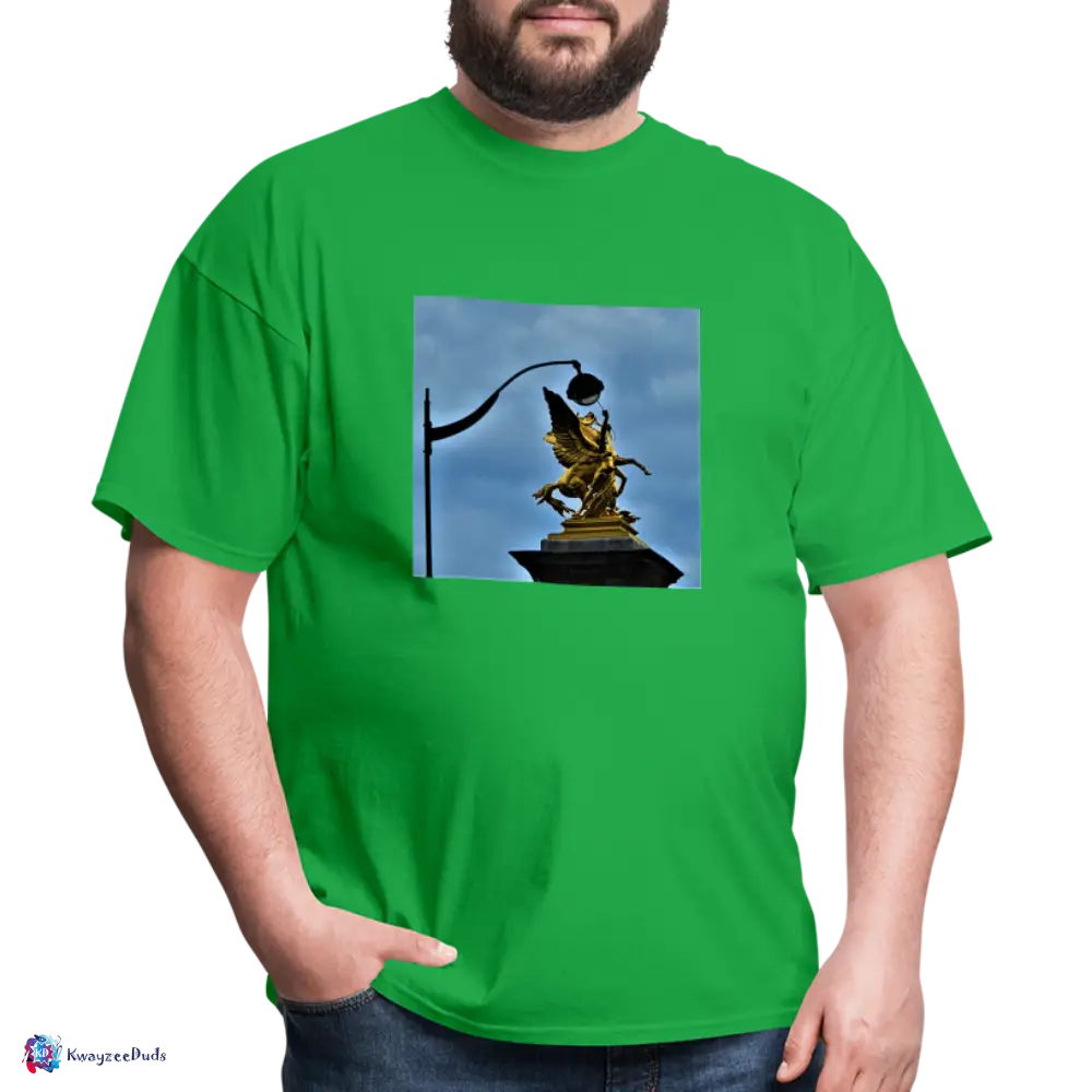Pont Alexandre Pillar Top Unisex Classic T-Shirt - bright green