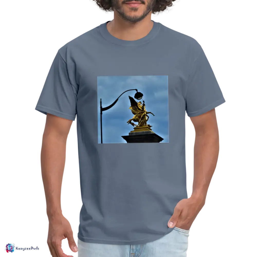 Pont Alexandre Pillar Top Unisex Classic T-Shirt - denim