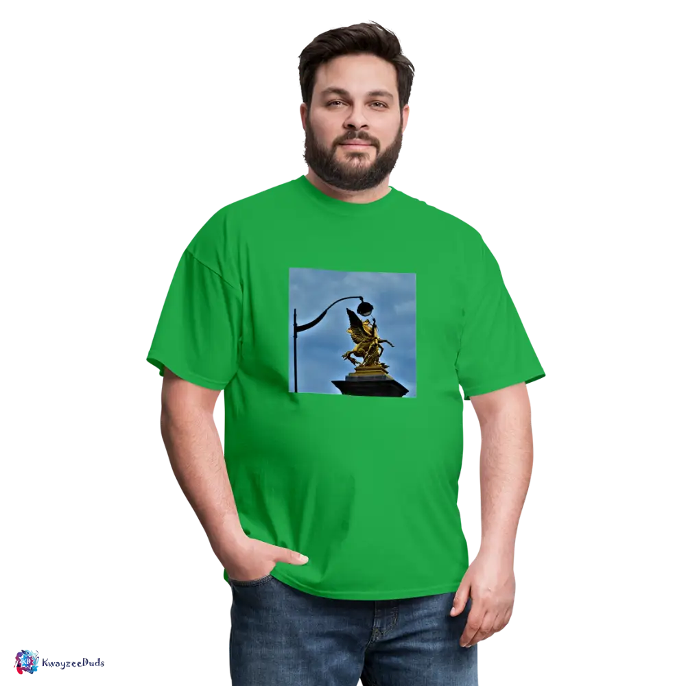 Pont Alexandre Pillar Top Unisex Classic T-Shirt - bright green