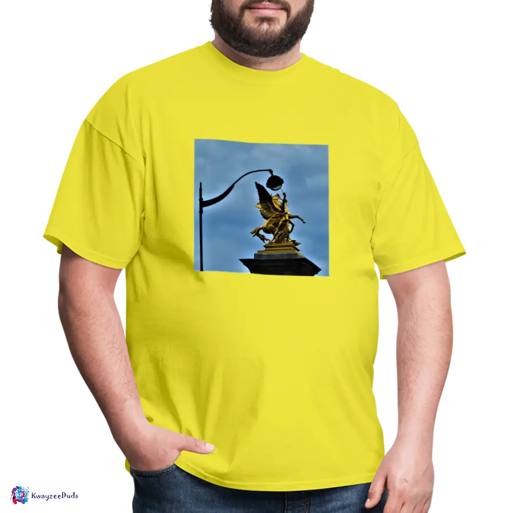 Pont Alexandre Pillar Top Unisex Classic T-Shirt - yellow