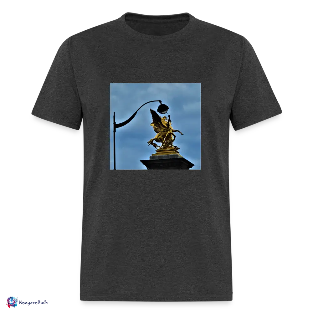 Pont Alexandre Pillar Top Unisex Classic T-Shirt - heather black