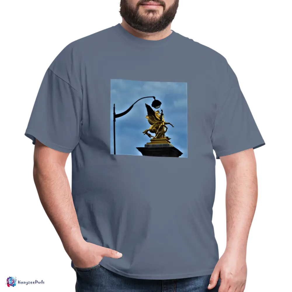 Pont Alexandre Pillar Top Unisex Classic T-Shirt - denim