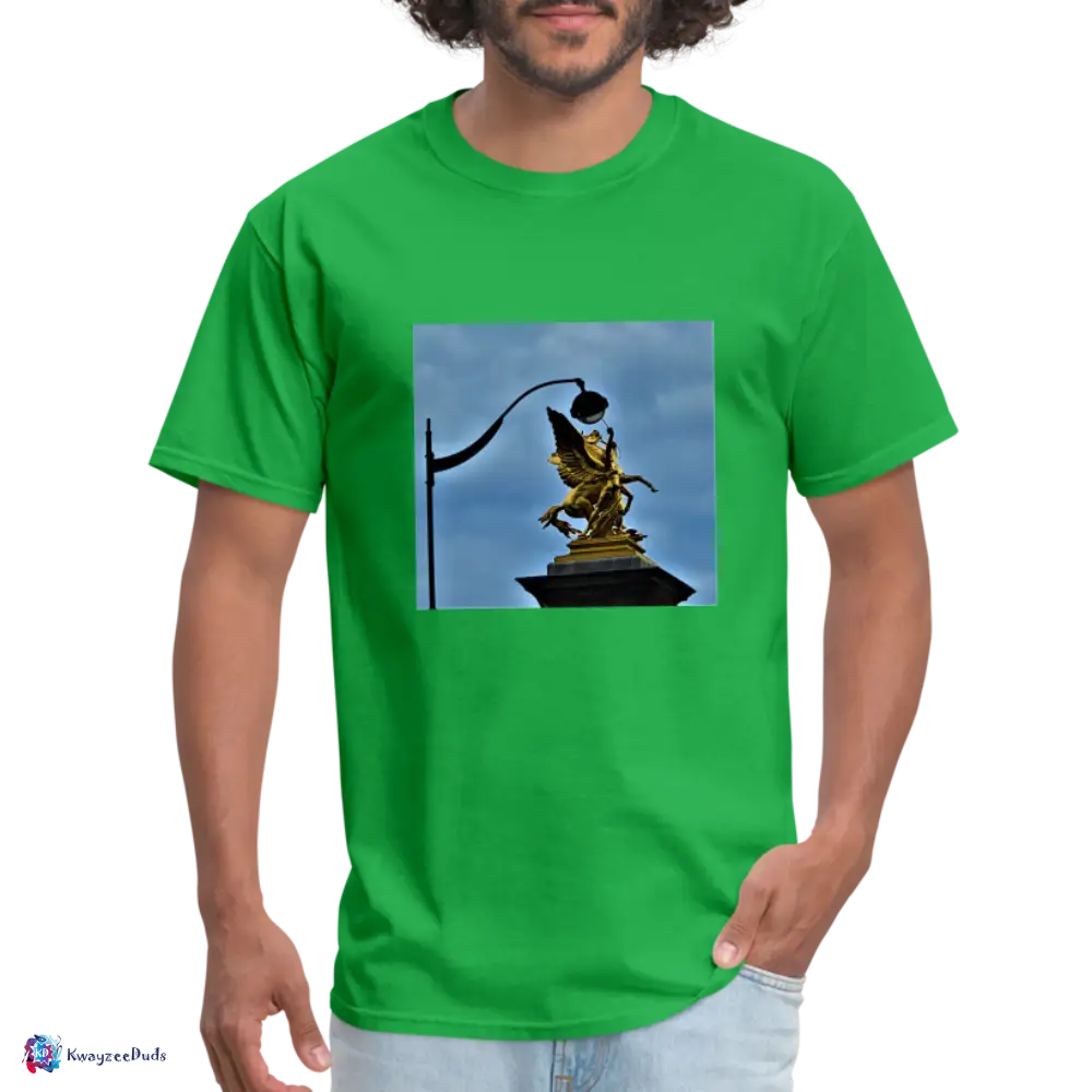Pont Alexandre Pillar Top Unisex Classic T-Shirt - bright green