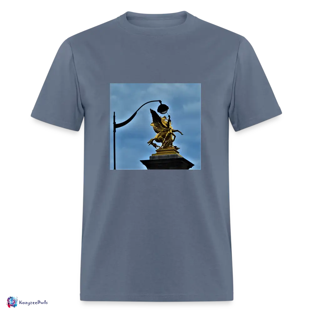 Pont Alexandre Pillar Top Unisex Classic T-Shirt - denim