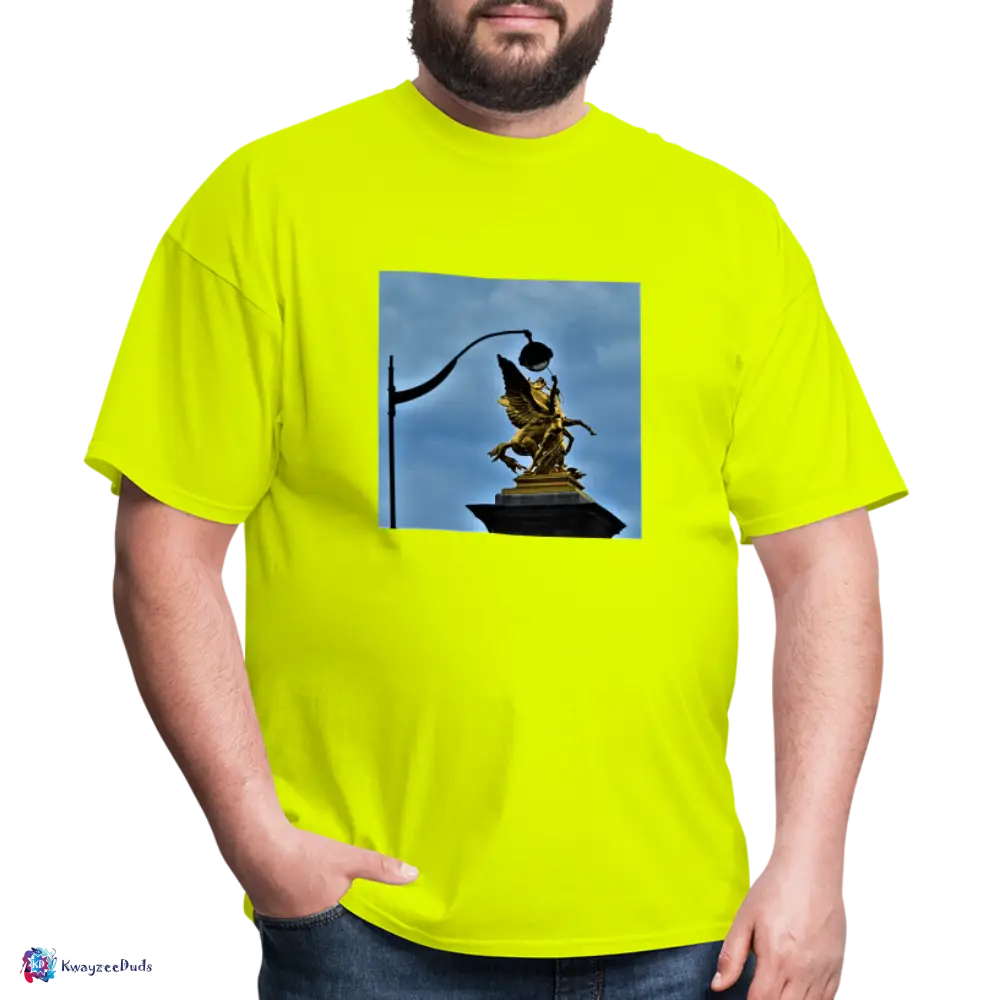 Pont Alexandre Pillar Top Unisex Classic T-Shirt - safety green