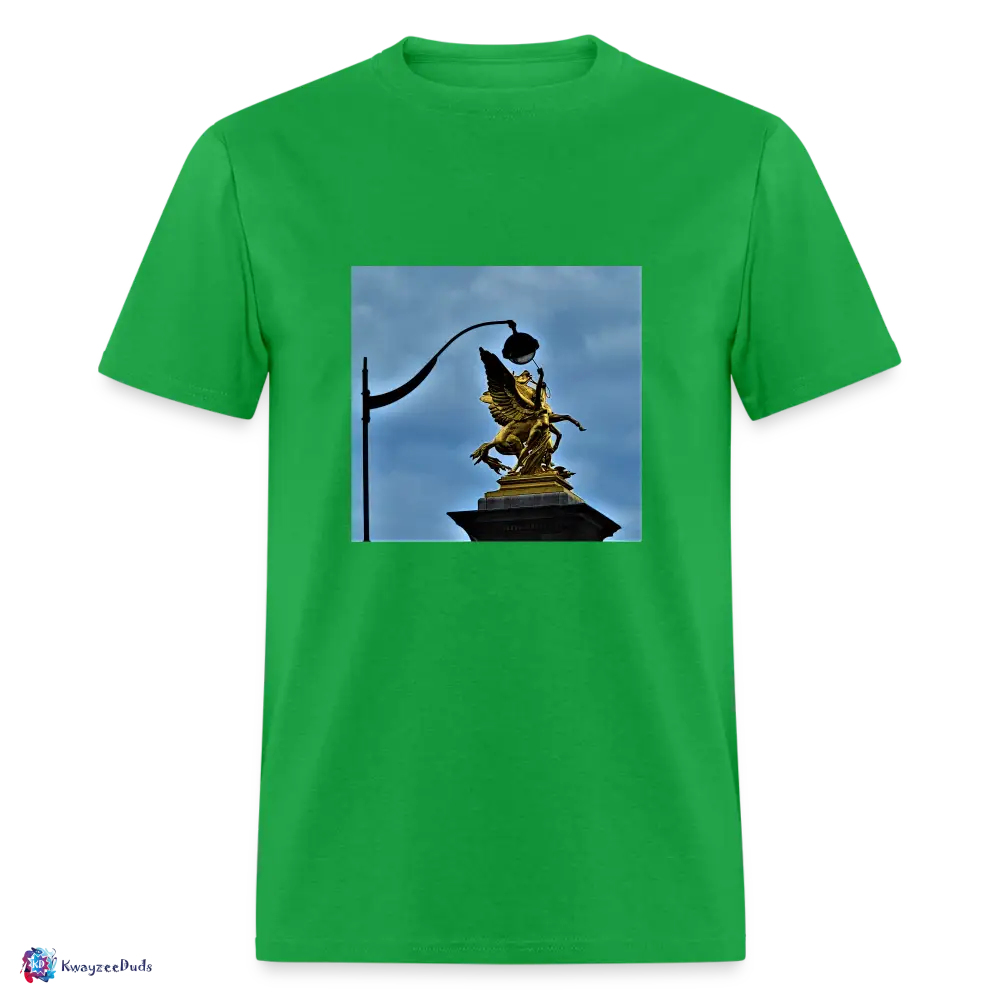 Pont Alexandre Pillar Top Unisex Classic T-Shirt - bright green