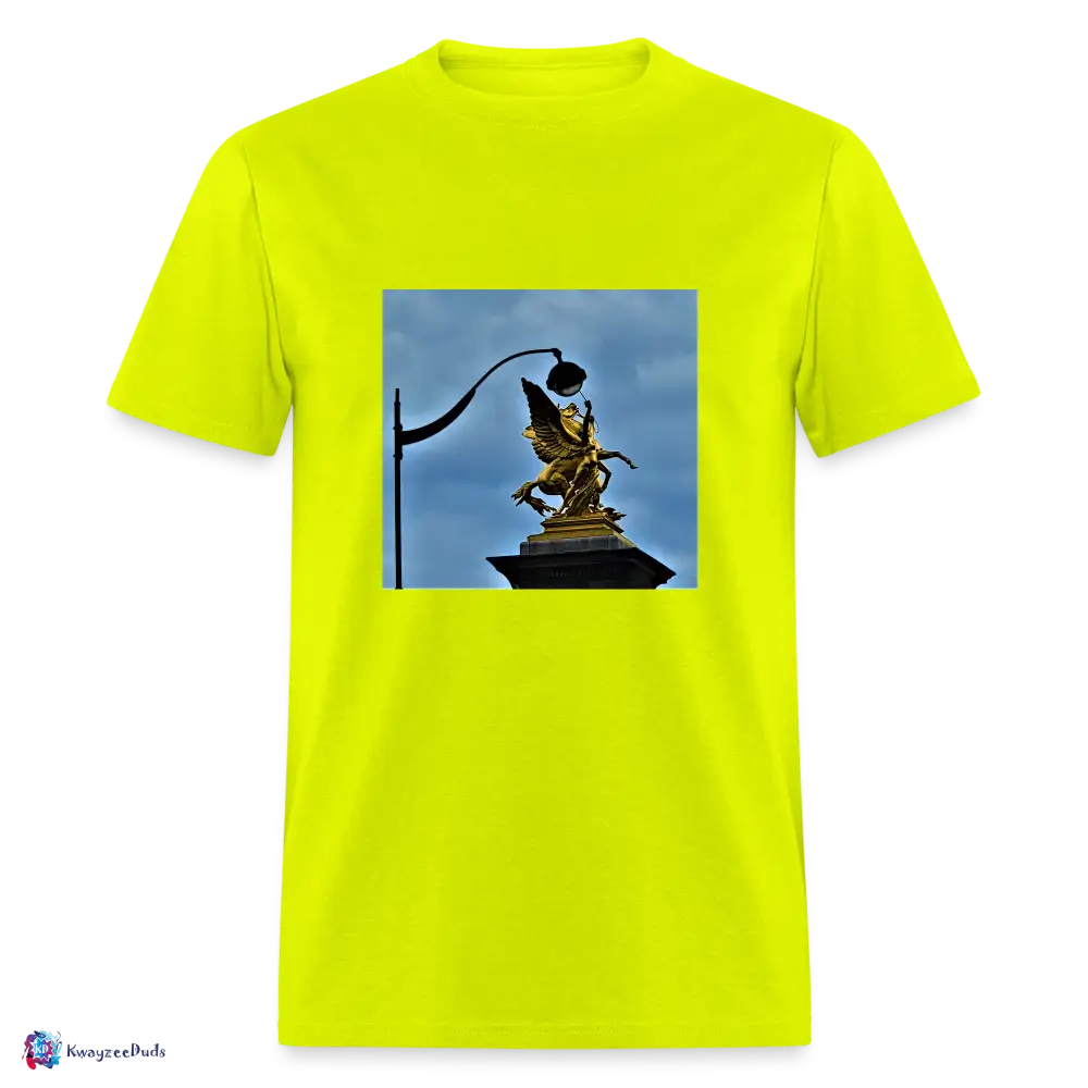 Pont Alexandre Pillar Top Unisex Classic T-Shirt - safety green
