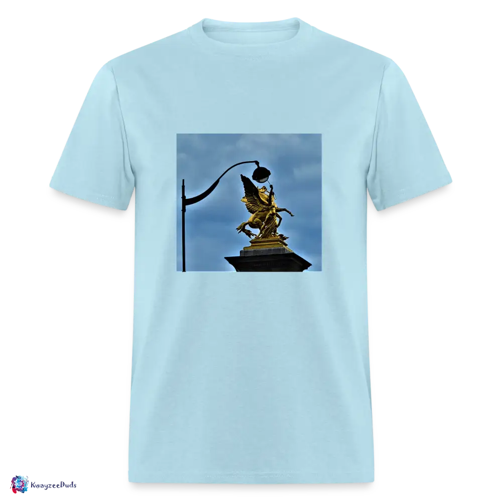 Pont Alexandre Pillar Top Unisex Classic T-Shirt - powder blue