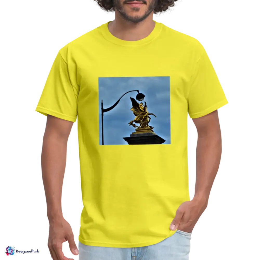 Pont Alexandre Pillar Top Unisex Classic T-Shirt - yellow