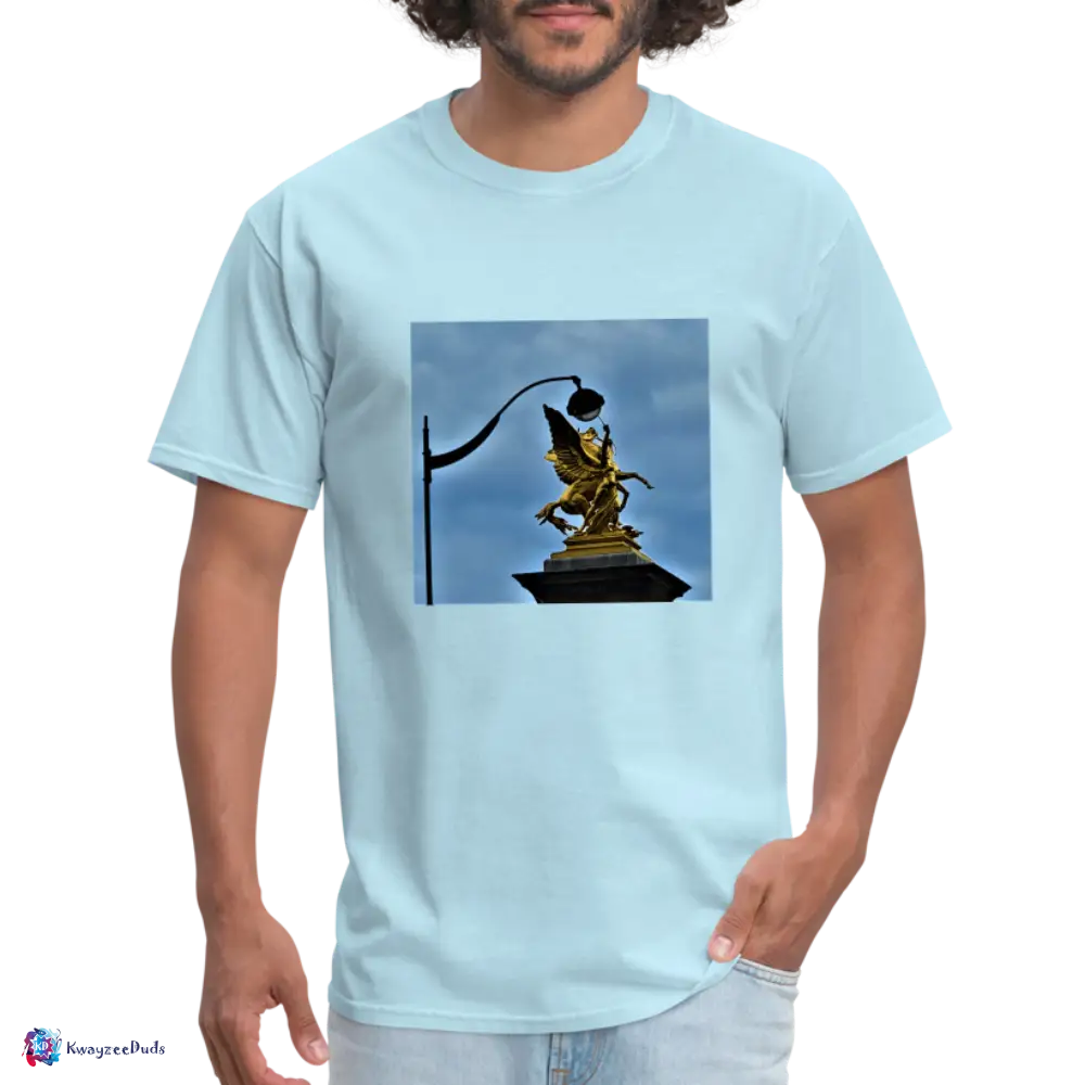 Pont Alexandre Pillar Top Unisex Classic T-Shirt - powder blue