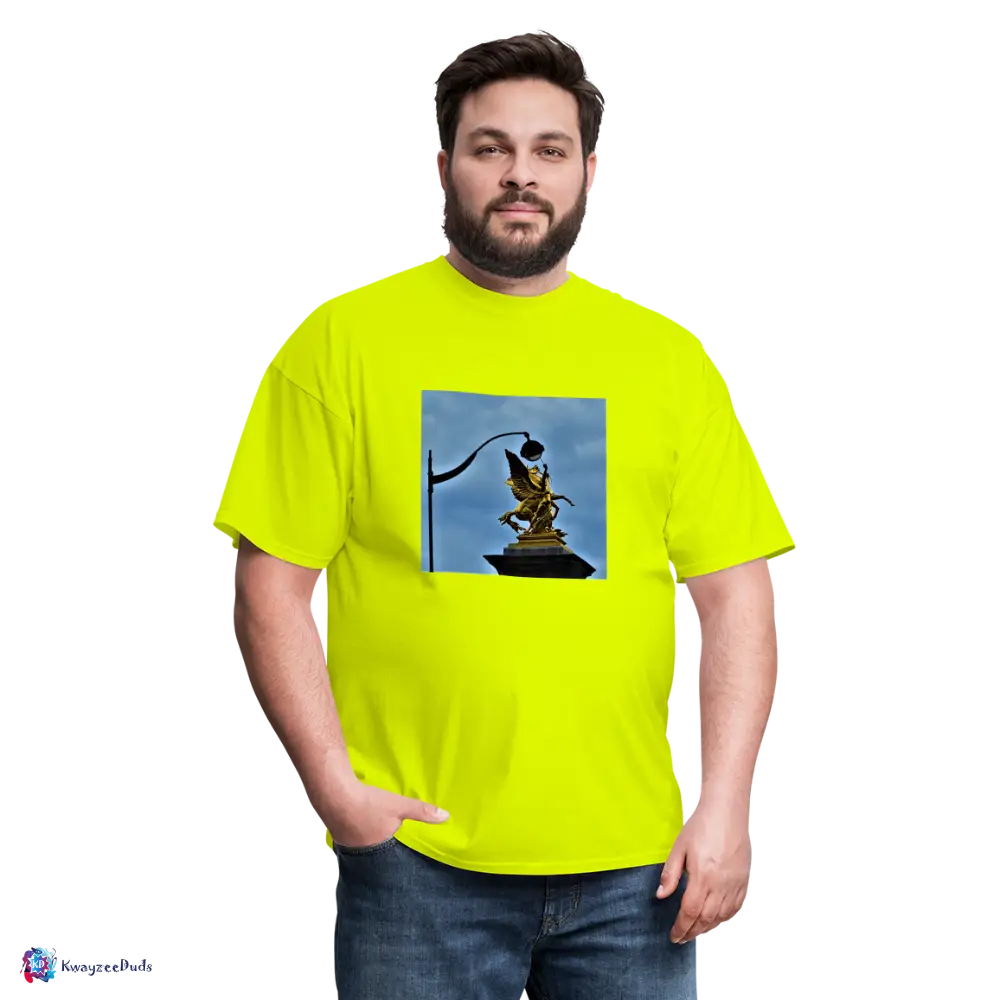 Pont Alexandre Pillar Top Unisex Classic T-Shirt - safety green