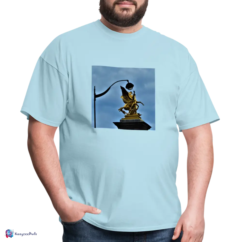 Pont Alexandre Pillar Top Unisex Classic T-Shirt - powder blue