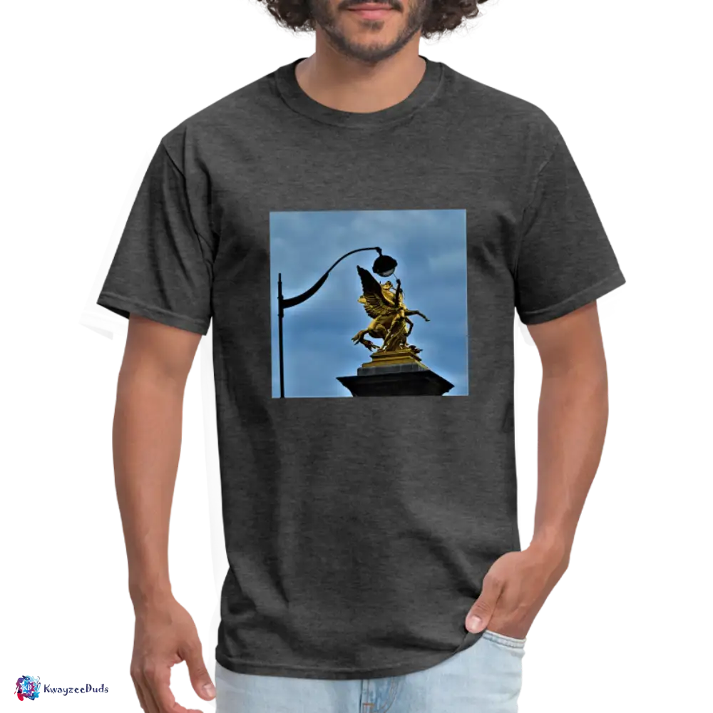 Pont Alexandre Pillar Top Unisex Classic T-Shirt - heather black