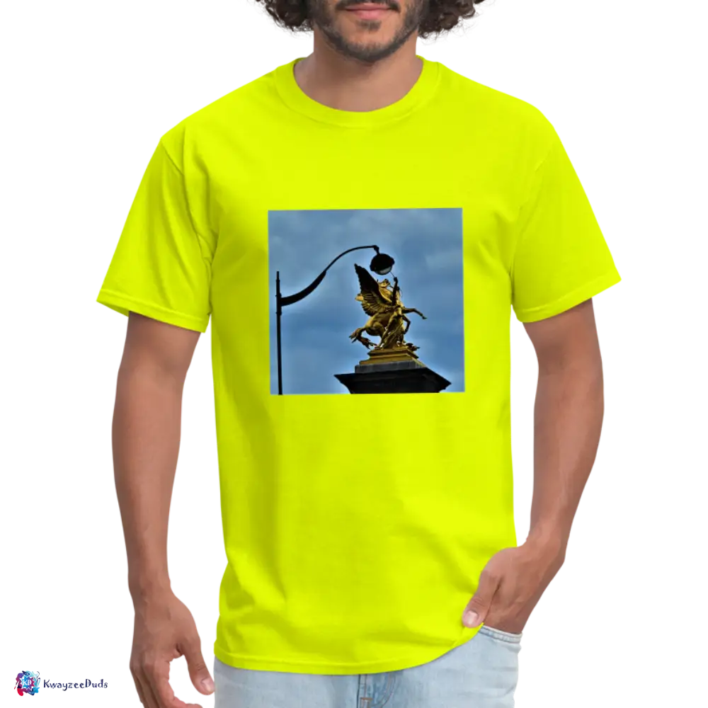 Pont Alexandre Pillar Top Unisex Classic T-Shirt - safety green