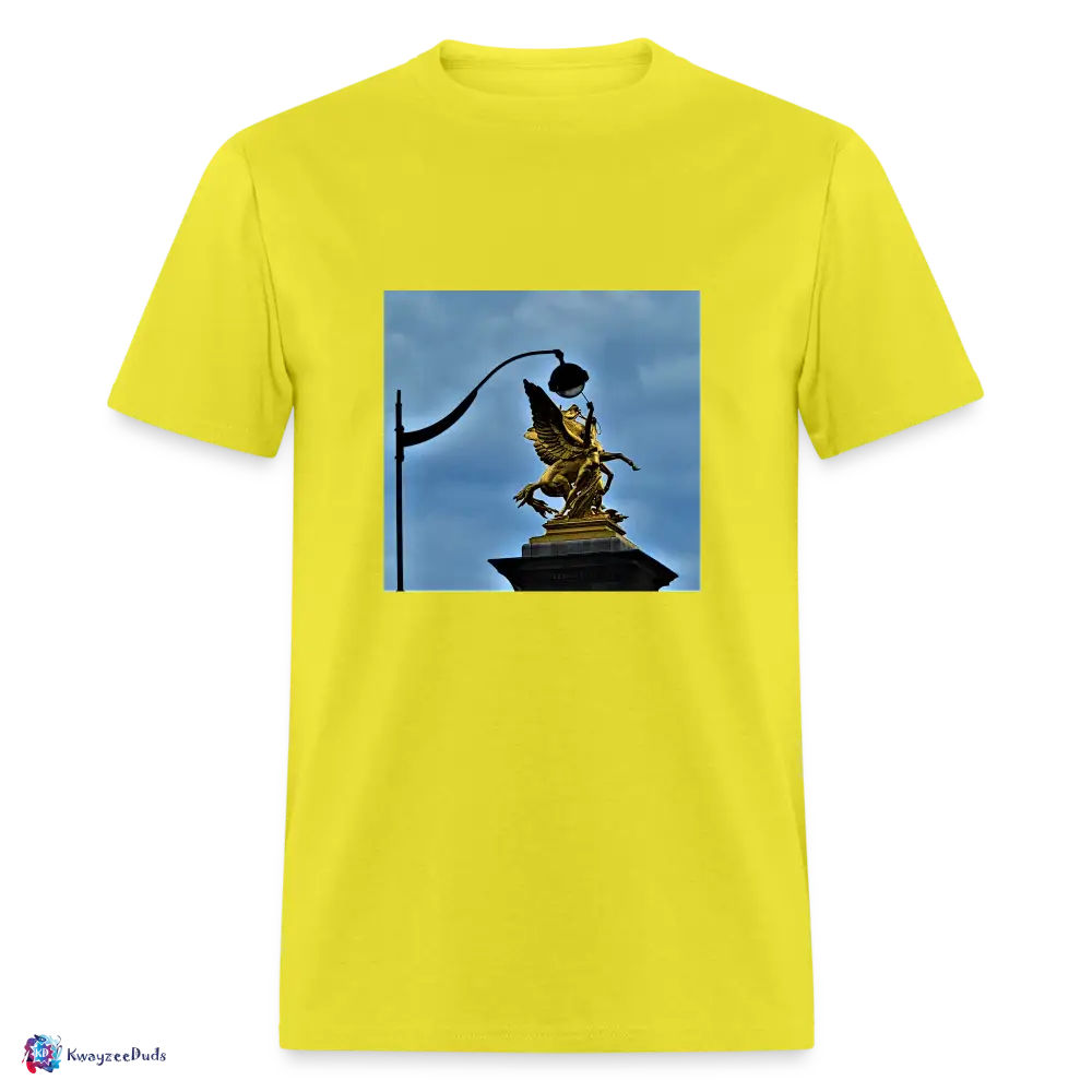 Pont Alexandre Pillar Top Unisex Classic T-Shirt - yellow