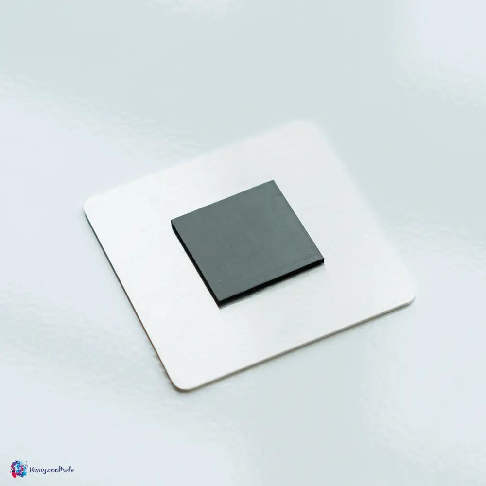 Santa Monica Tree Square Magnet - white