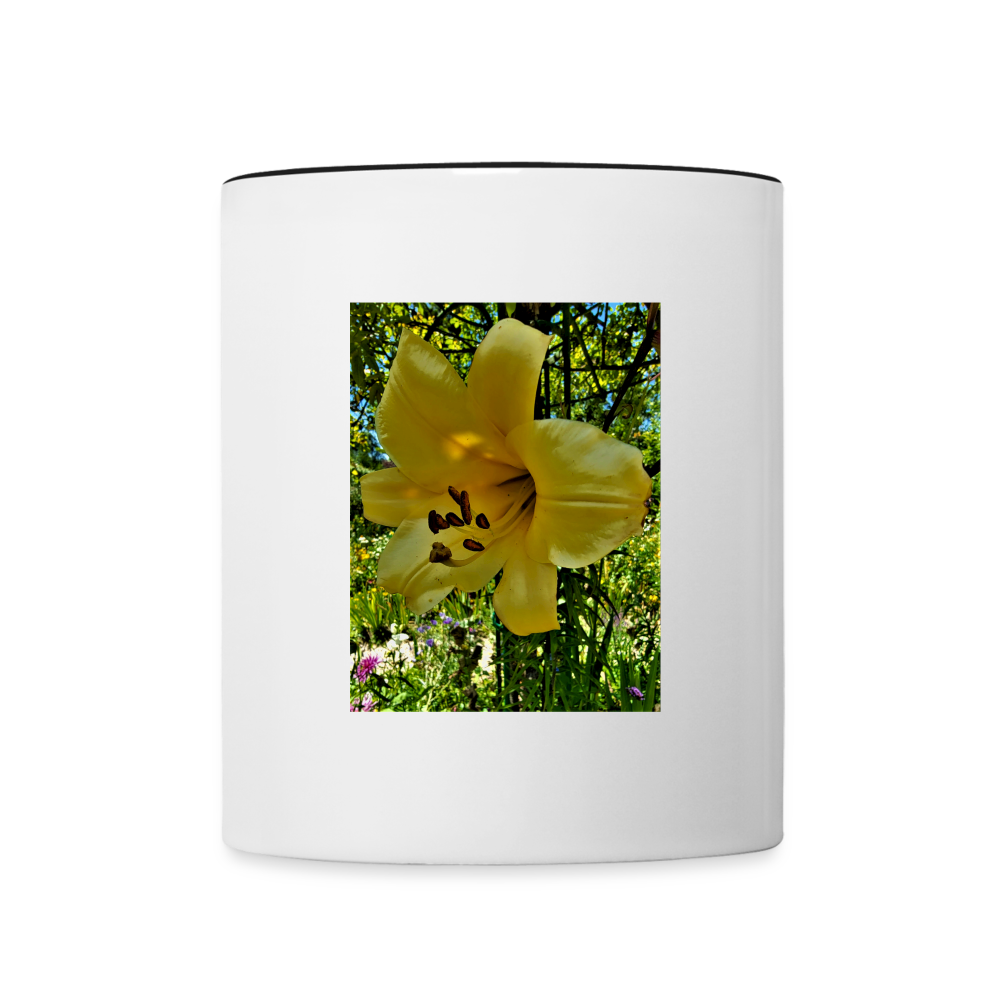 Contrast Coffee Mug - white/black