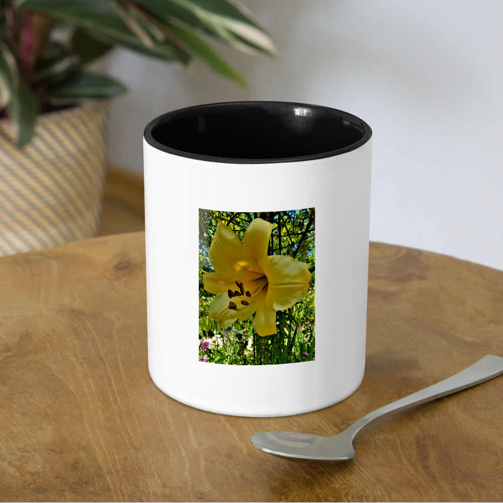 Contrast Coffee Mug - white/black