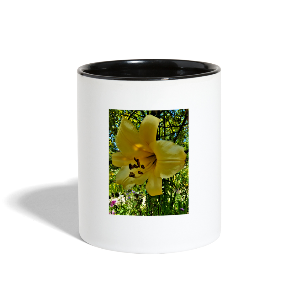 Contrast Coffee Mug - white/black