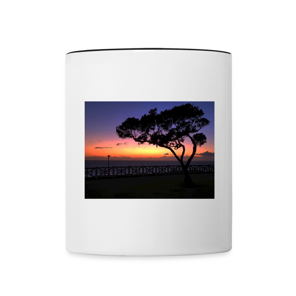 Contrast Coffee Mug - white/black
