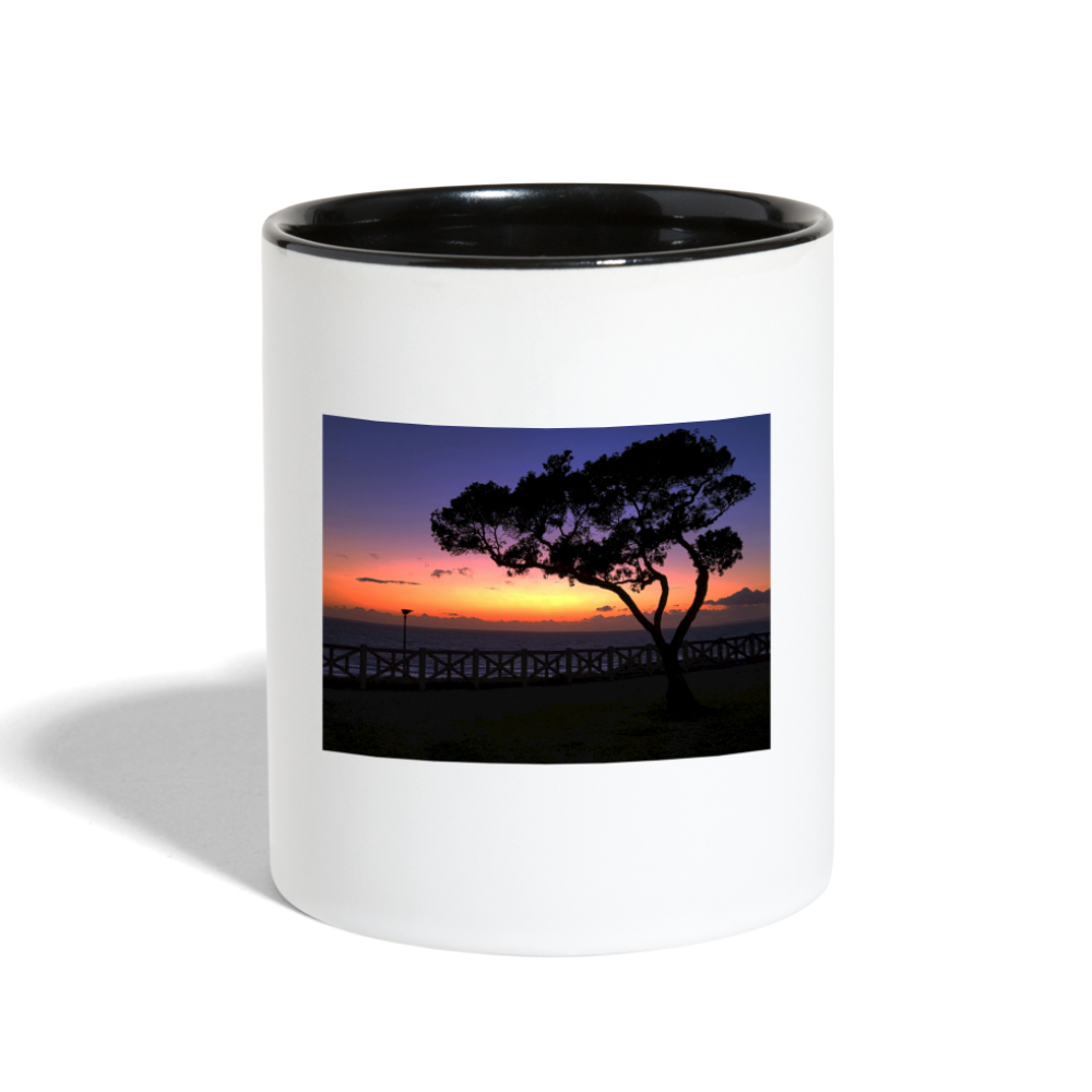 Contrast Coffee Mug - white/black