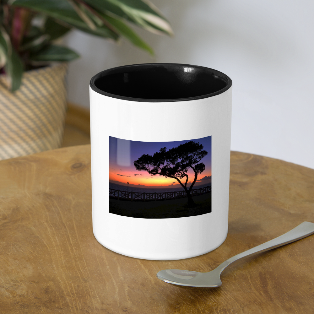 Contrast Coffee Mug - white/black