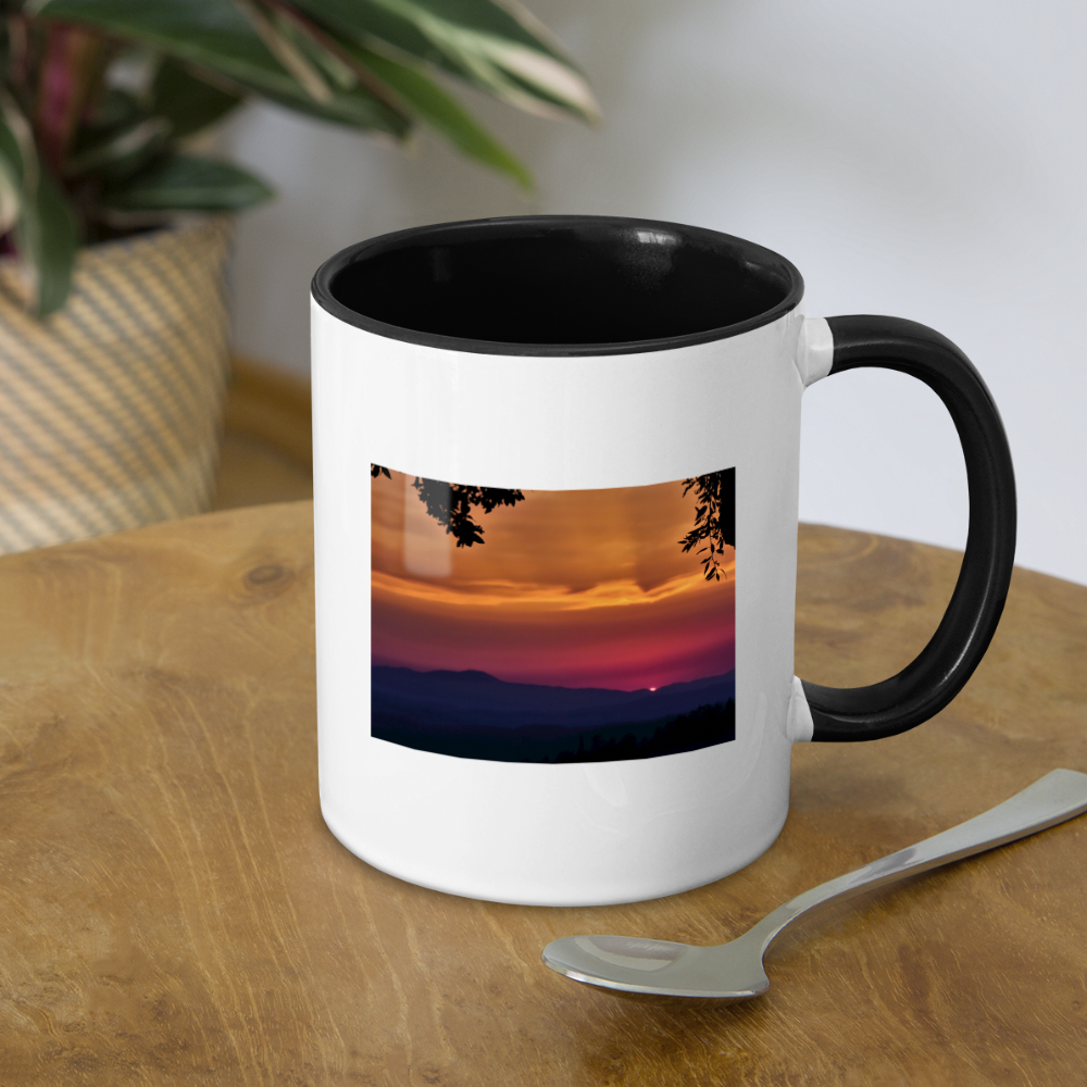Contrast Coffee Mug - white/black