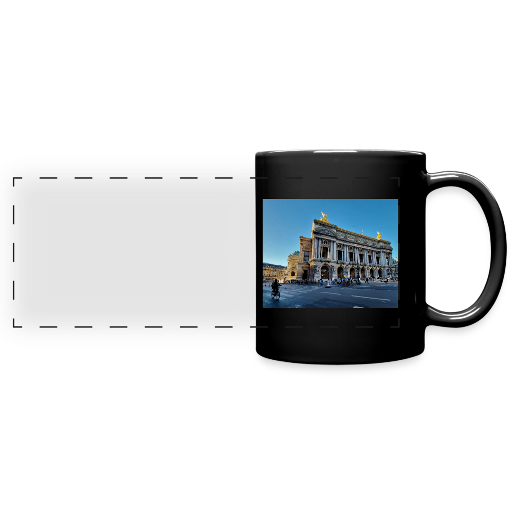 Full Color Panoramic Mug - black
