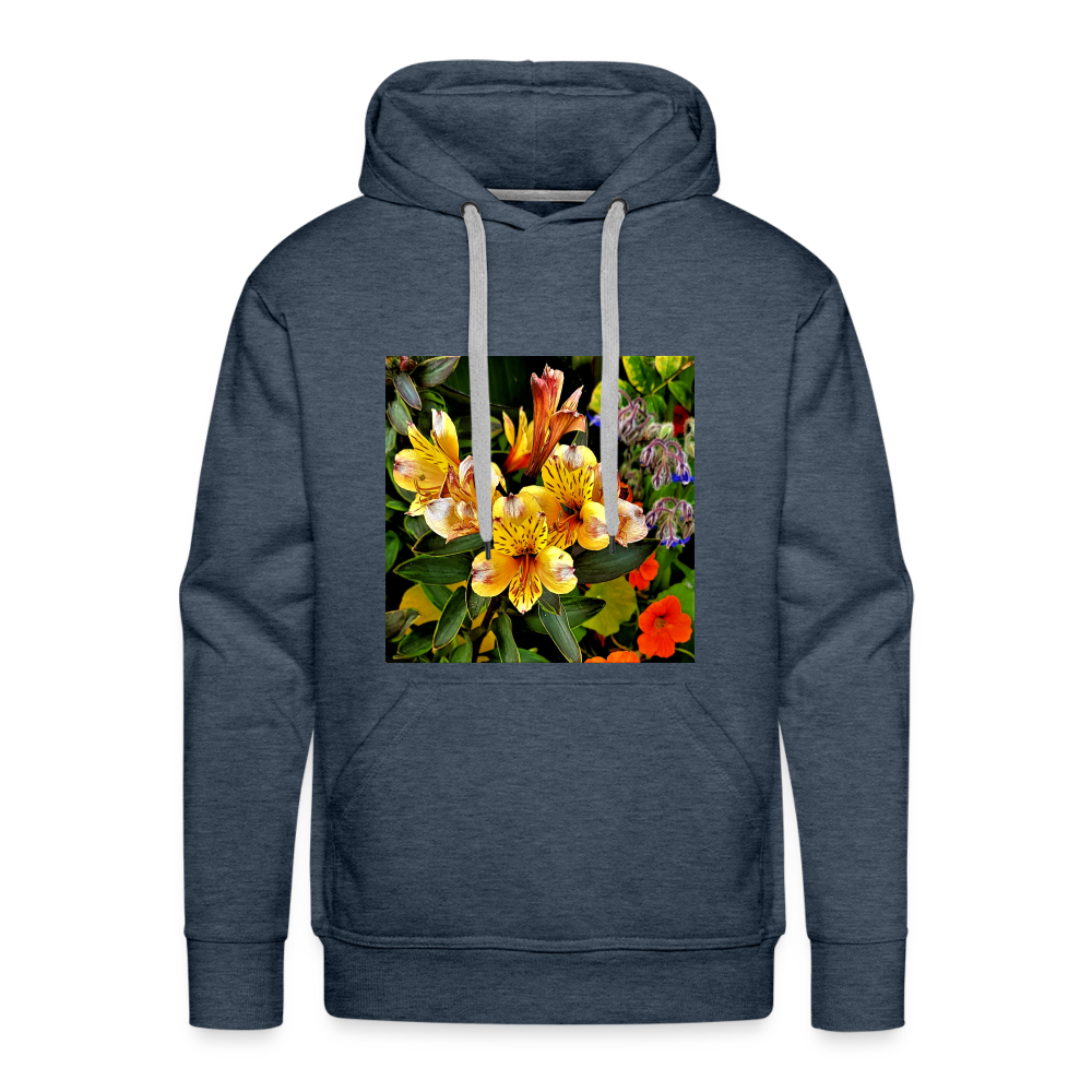 Unisex Premium Hoodie - heather denim