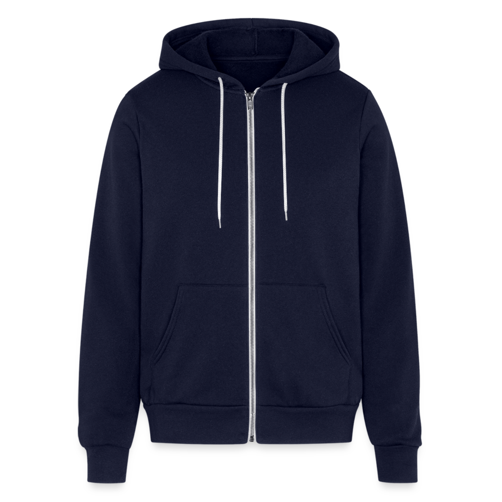 Unisex Full Zip Hoodie - navy