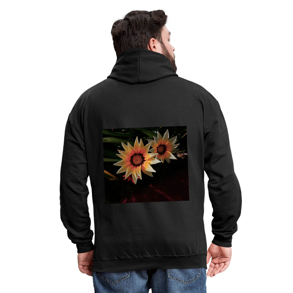 Contrast Hoodie - black/asphalt