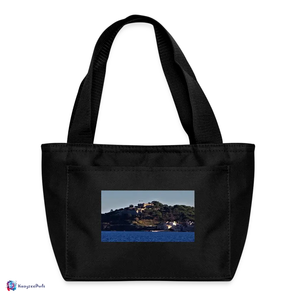 St Tropez Fort Lunch Bag - black