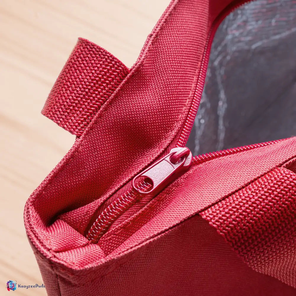 St Tropez Fort Lunch Bag - red