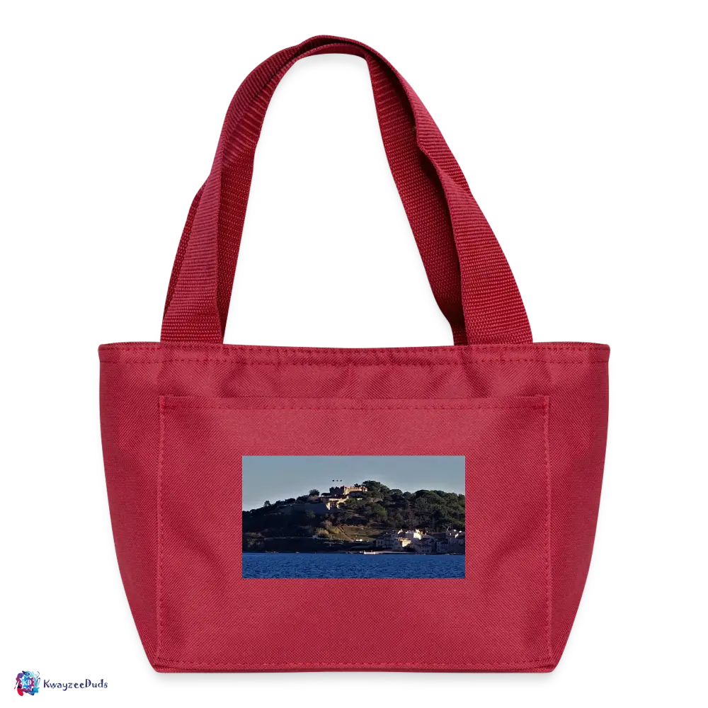 St Tropez Fort Lunch Bag - red