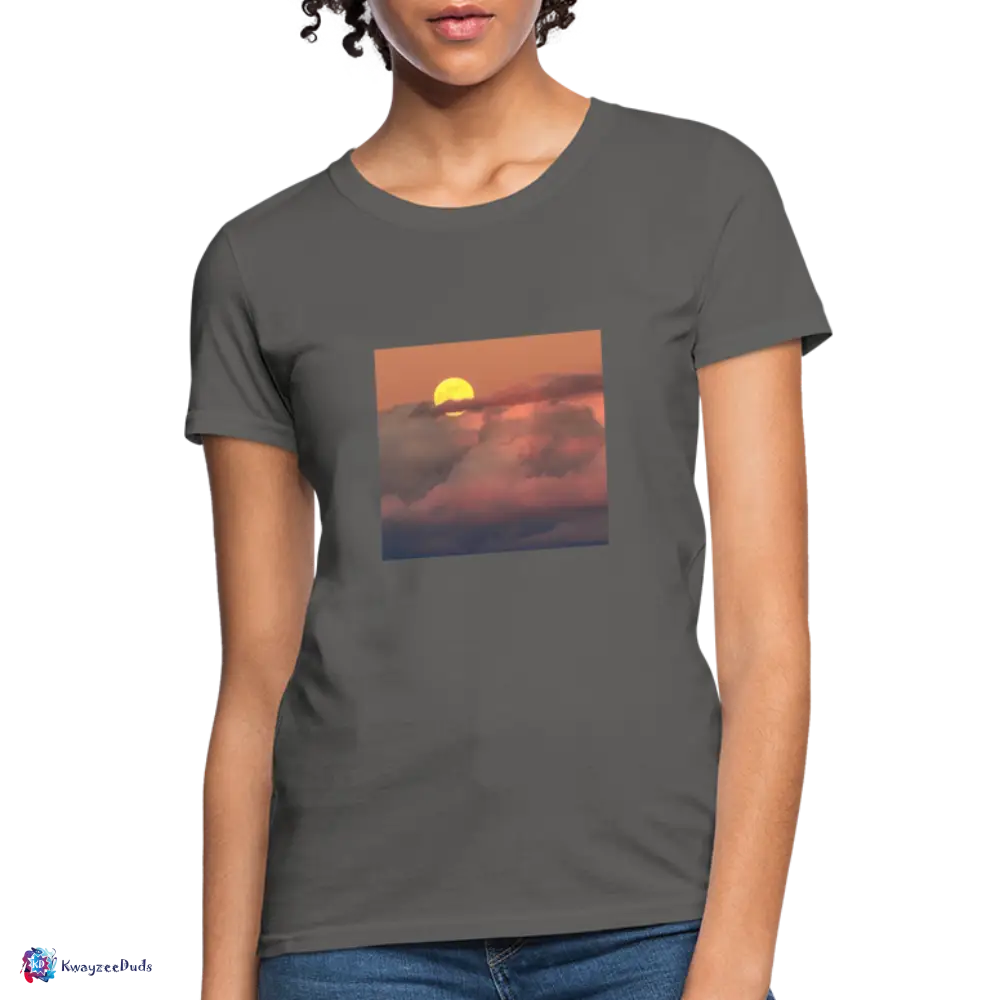 Sunset Women's T-Shirt - charcoal